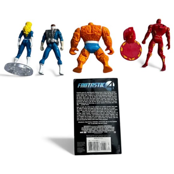 Fantastic 4 Bundle 1994 Toy Biz Figures & 2005 Book - Picture 2 of 9